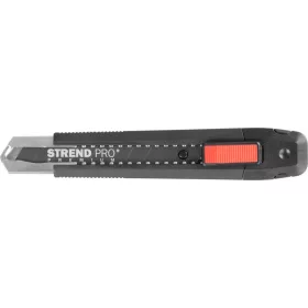   Kés Strend Pro Premium FD7815, BlackMatt, SoftTouch, 18 mm, tördelhető pengéjű