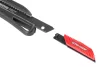 Kés Strend Pro Premium FD706, BlackMatt, SoftTouch, 9 mm, tördelhető pengéjű