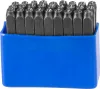 Beütőkészlet ábécé HR59104, betűmagasság 4 mm, betű, 27 db