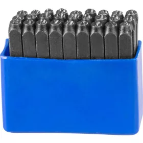   Beütőkészlet ábécé HR59104, betűmagasság 4 mm, betű, 27 db