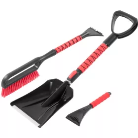   Készlet Strend Pro Premium, autóhoz, jéghez és hóhoz, teleszkópos lapát, kaparó, seprű
