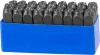 Beütőkészlet ábécé HR59108, betűmagasság 12 mm, betű, 27 db