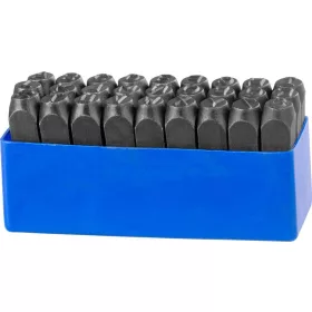   Beütőkészlet ábécé HR59108, betűmagasság 12 mm, betű, 27 db