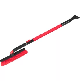   Autóseprű Strend Pro, kaparóval, hosszabbítható nyéllel, 91 - 130 cm