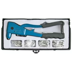   Popszegecselő fogó Strend Pro R1001 SET, szegecselő, + 100 db szegecs, profi, popszegecsekhez