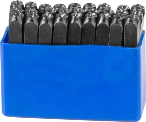 Beütőkészlet ábécé HR59105, betűmagasság 5 mm, betű, 27 db