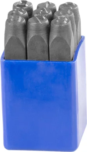 Beütőkészlet számok HR59207, számjegy magasság 8 mm, 123, 9 db