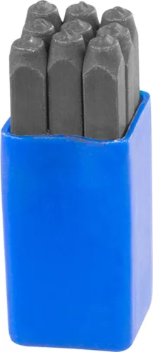 Beütőkészlet számok HR59203, számjegy magasság 3 mm, 123, 9 db