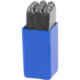   Beütőkészlet számok HR59204, számjegy magasság 4 mm, 123, 9 db