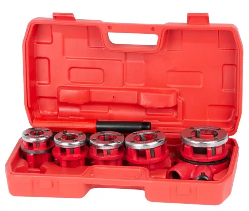 Menetvágó készlet Strend Pro PP3304.T062, 3/8" - 1 1/4", menetvágáshoz, 5 részes