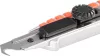 Kés Strend Pro UKX-867-8, 18 mm, tördelhető pengéjű, kerékkel, horog penge, alu/műanyag
