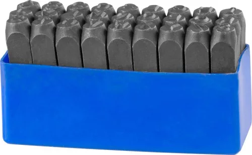 Beütőkészlet ábécé HR59107, betűmagasság 10 mm, betű, 27 db