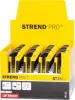 Kés Strend Pro UKBOX-86-18, 18 mm, tördelhető pengéjű, műanyag, 24 db-os display doboz