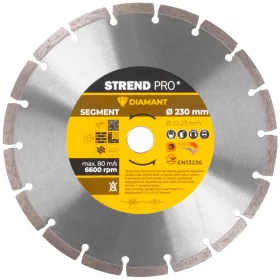   Vágókorong Strend Pro 521A, 230 mm, gyémánt, szegmentált