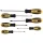 Csavarhúzó készlet Strend Pro SD0639, 6 részes, lapos + PZ