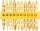 Bit készlet Strend Pro YF40020, 10 részes, L-65 mm, CrV, GoldenFish