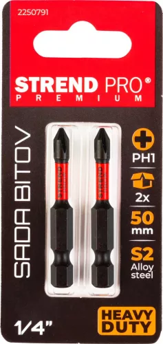 Strend Pro Premium Torx Bit Phillips, PH 1, csomag 2 db