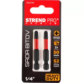 Strend Pro Premium Torx Bit Phillips, PH 3, csomag 2 db