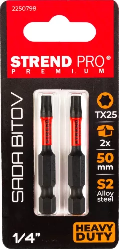 Strend Pro Premium Torx Bit T 25, csomag 2 db