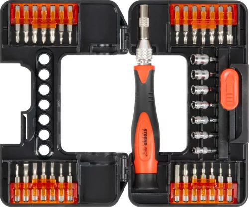 Csavarhúzó készlet Strend Pro Premium, 37 részes, torx + lapos + Phillips