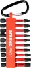 Bit készlet Strend Pro Premium, PH, PZ, TORX, S2 szilárdság, 1/4", 50mm, 10 részes