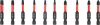 Bit készlet Strend Pro Premium, PH, PZ, TORX, S2 szilárdság, 1/4", 50mm, 10 részes