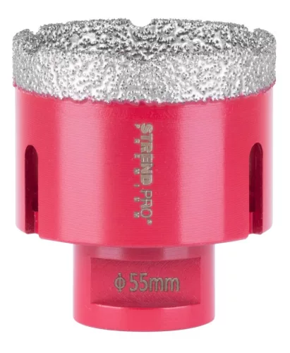 Koronafúró Strend Pro Premium DCB11, 55 mm, M14, koronafúró, gyémánt, professzionális
