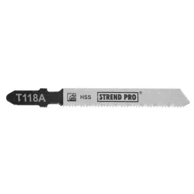   Fűrészlap Strend Pro T118A, szúrófűrészhez, 77 mm, 21 fog, fémhez, csomag 5 db