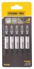 Fűrészlap Strend Pro T218A, szúrófűrészhez, 77 mm, 21 fog, fémhez, csomag 5 db