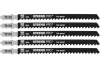 Fűrészlap Strend Pro T311D, szúrófűrészhez, 132 mm, 6 fog, fához, csomag 5 db