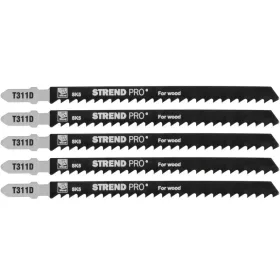   Fűrészlap Strend Pro T311D, szúrófűrészhez, 132 mm, 6 fog, fához, csomag 5 db
