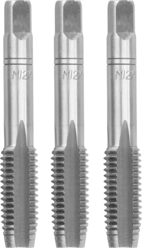 Menetfúró Strend Pro, M12, 1,75 mm, DIN352, csomag 3 db