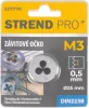 Menetmetsző Strend Pro, menetvágó, M3x0,5 mm, metrikus menet átmérő 25 mm, DIN223B