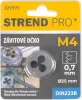 Menetmetsző Strend Pro, menetvágó, M4x0,7 mm, metrikus menet átmérő 25 mm, DIN223B