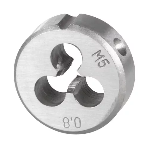 Menetmetsző Strend Pro, menetvágó, M5x0,8 mm, metrikus menet átmérő 25 mm, DIN223B