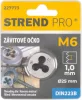 Menetmetsző Strend Pro, menetvágó, M6x1 mm, metrikus menet átmérő 25 mm, DIN223B