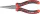 Strend Pro Fogó ComfortGrip DL415, 160 mm, kerek pofákkal, egyenes, biztosítógyűrűkhöz