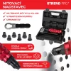 Adapter Strend Pro Premium, fúróhoz, 1/4", 2,4 - 6,4 mm, szegecselő, popszegecsekhez, kofferben