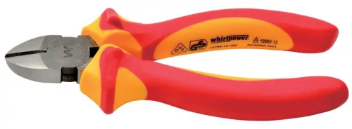 Whirlpower Villanyszerelő csípőfogó 15704-12 160 mm VDE 1000, DIN5749