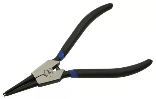 Whirlpower Fogó 15618-01 180 mm, biztosítógyűrűkhöz, külső egyenes, Cr-V
