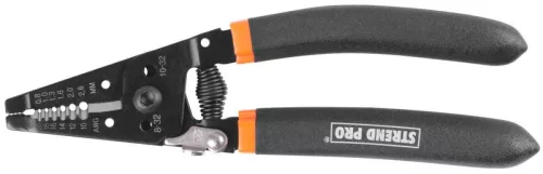 Strend Pro MT 73 fogó, 180 mm, villanyszerelő, szigeteléseltávolító, vakfogó, kábelekhez, 0,8-2,6 mm