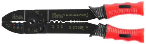 Strend Pro CT8008 fogó villanyszerelő, csupaszító, krimpelő, 0,75-6,0 mm, 225 mm