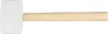 Kalapács Strend Pro HM221 450 g, gumi, WhiteHead, fa nyél, nyél hossza 310 mm