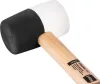 Kalapács Strend Pro HM232 340 g, 290 mm, gumi, BlackWhiteHead, fa nyél