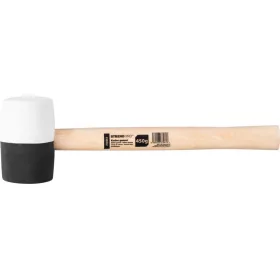   Kalapács Strend Pro HM232 450 g, 300 mm, gumi, BlackWhiteHead, fa nyél