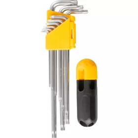   Kulcs készlet Strend Pro HK7008, 9 részes, T10-T50, Torx, Cr-V, belső