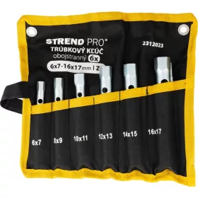   Kulcs Strend Pro, 6x7-16x17 mm, cső, kétoldalas, Zn, 6 db-os készlet