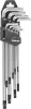 Kulcs készlet Strend Pro HK0259, 9 részes, T10-T50, Torx, belső
