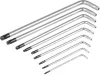 Kulcs készlet Strend Pro HK0259, 9 részes, T10-T50, Torx, belső