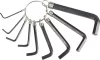 Kulcs készlet Strend Pro HK0041, 9 részes, 1,5-10 mm, Imbusz, Hex, belső